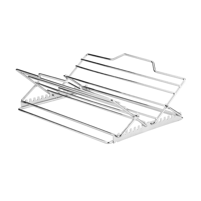 Stainless Steel Chicken Rack Foldable Adjustable Grill Stand For Oven Barbecue