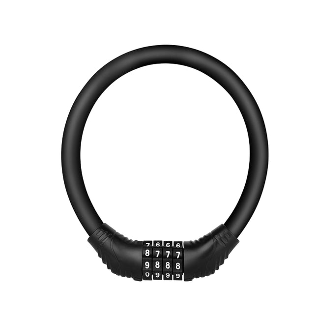 Portable Circular Combination Lock For Bicycles Motorcycles Anti Theft Security