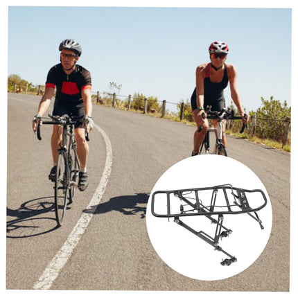 Bike Cargo Rack Rear Bike Rack Back of Bike Carrier Rack Bicycle Rear Rack