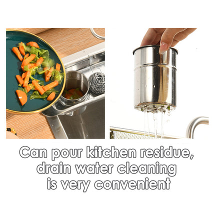 Retractable Kitchen Sink Draining Rack Water Filter Basket Storage Shelf Home