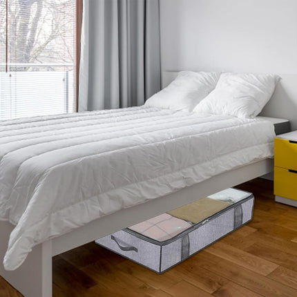 2PCS Clothes Under Bed Storage Bag Wardrobe Dustproof Moisture-proof Organizer Bag