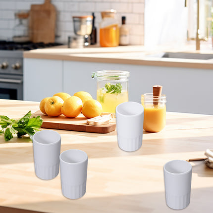 10PCS Shatterproof Coffee Tumbler Mug Insulated Melamine Cup for Home Outdoor