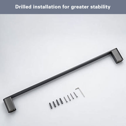 Bathroom Towel Rack Wall Mounted Stainless Steel Bath Towel Holder For Storage