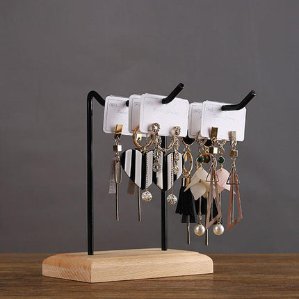 Iron Earrings Display Rack Jewellery Holder Hanging Keychain Bracelet Shelf
