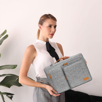 Portable Laptop Bag Shoulder Messenger Bag for Men Women Business Work Travel