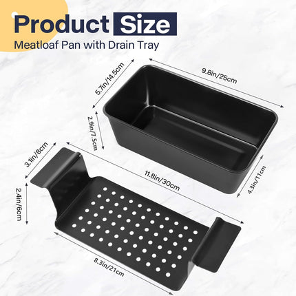 Non-stick Toast Box Loaf Bread Tin Pan Mold With Drain Tray Kitchen Baking Tool