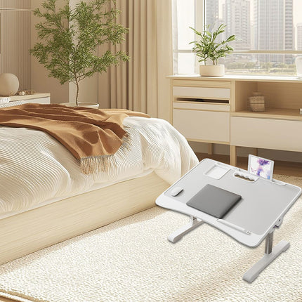 Bedside Small Folding Desk Height Adjustable Office Study Computer Desk Durable