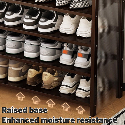 7 Tier Foldable Shoe Rack Space Saving Durable Dustproof for Home Enterway Use