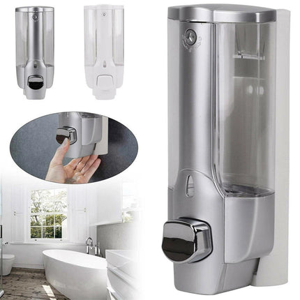 Hotel Wall-Mounted Soap Dispenser 350ml Handpress Hand Sanitizer Bottle