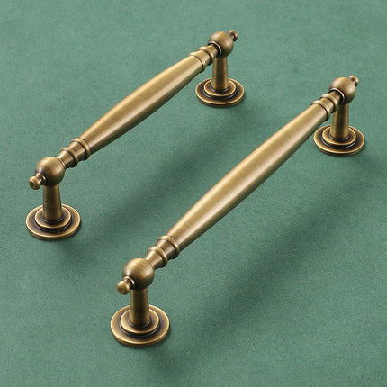 Bronze Cabinet Door Handle Retro American Style Drawer Pull for Wardrobe Cabinet