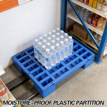 2PCS Plastic Moisture Proof Partition Hollow and Raised Design