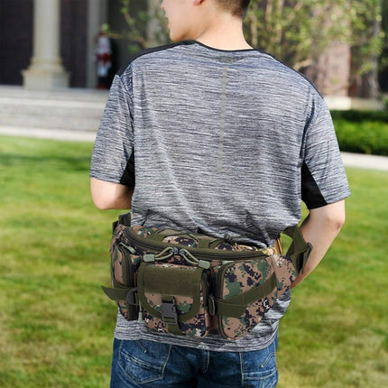 Outdoor Tactical Waist Bag Waterproof Camouflage Chest Pack Sport Travel Gear