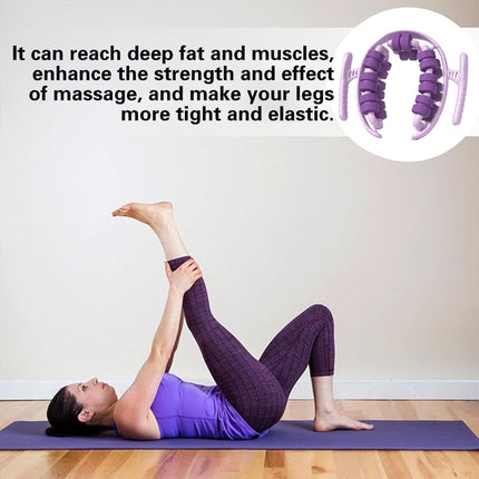 Yoga Wheel Muscle Massage Roller Stretching Fitness Exercise Training Equipment