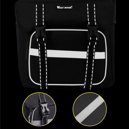 Waterproof Bike Bicycle Rear Rack Pannier Bag Seat Saddle Carry Bags Carrier