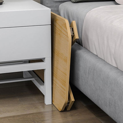 Foldable Bed Table Laptop Desk Dining Tray Space Saving Sturdy Stable Portable