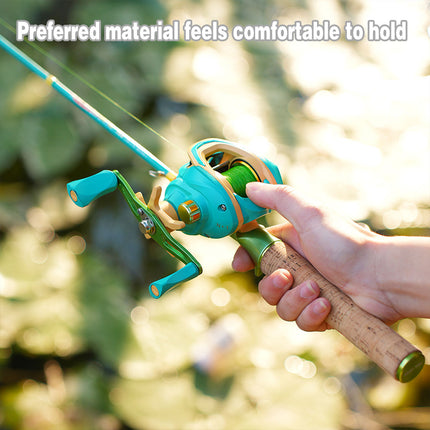 Fishing Reel Lightweight Durable Baitcasting Roll Freshwater Saltwater Angling