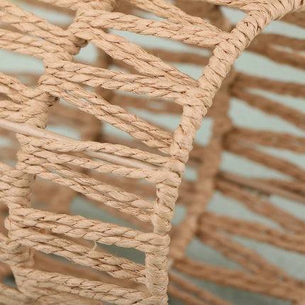 Natural Paper Rope Lampshade 15x11.5cm Rattan Style Pendant Light Shade Decor