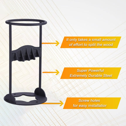 Manual Firewood Splitter Heavy Duty Log Wood Splitting Cutter Kindling Cracker