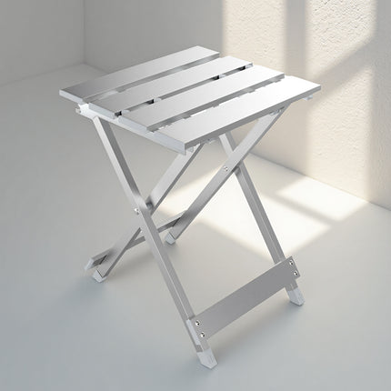 Lightweight Aluminum Alloy Folding Stool Portable for Camping Hiking Fishing