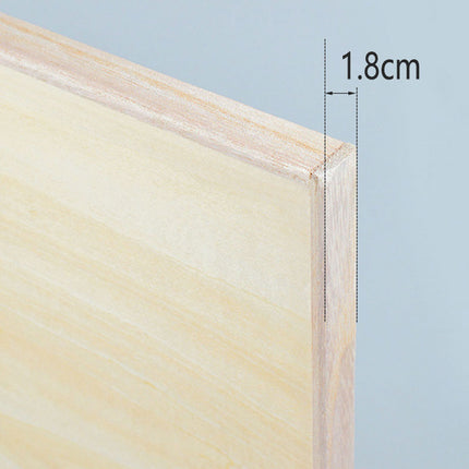 Drawing Board Set 4PCS Wooden Sketch Boards Artist Painting Panels For Studio