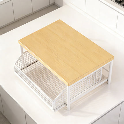 Kitchen Counter Storage Rack Microwave Stand Drawer Shelf Organiser