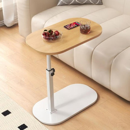 Adjustable Small C Shaped Side Table for Sofa Modern End Table Height