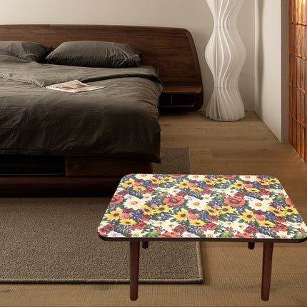 Mandala Style Side Table Small Flower Table Universal Type Durable Space-Saving