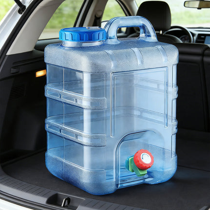 20L Large Water Container Tank with Tap for Camping Travel Picnic Outdoor Use