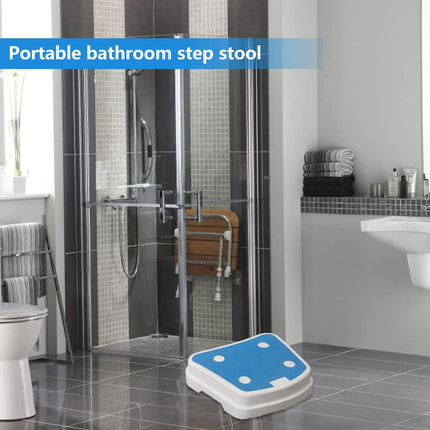 Stackable Bathroom Footstool Bathroom Shower Seat Safty Anti-Slip Durable