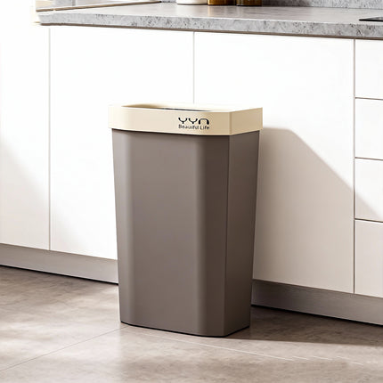40L Large Capacity Garbage Bin Trash Can Kitchen Bathroom Bin Waste Bin Durable