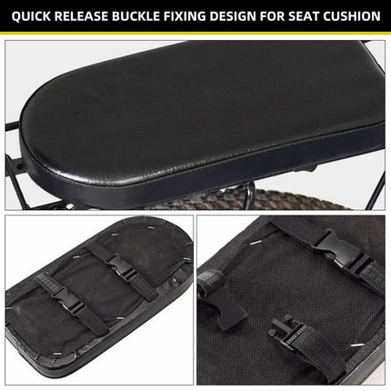 2pcs Mountain Bike Seat Plate Bicycle Back Seat Cushion Rear Shelf Saddle