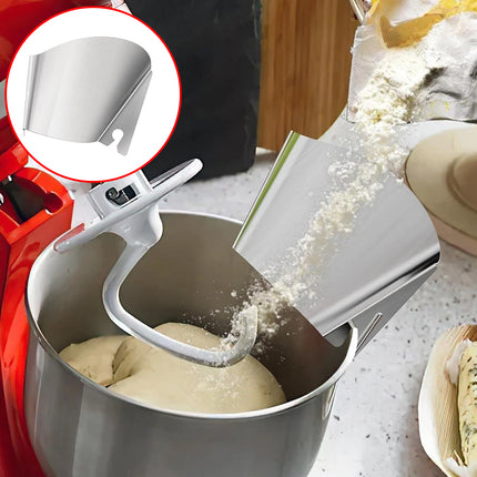 Stainless Steel Chef Machine Pouring Accessories Trough Protective Cover Set