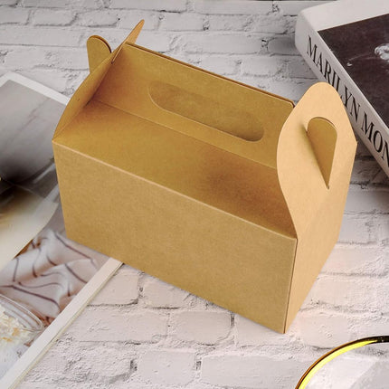 50PCS Fried Chicken Box Kraft Paper Takeaway Packaging Portable Food Container
