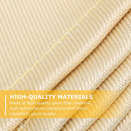 Outdoor Camping Fireproof Cloth Flame Retardant High Temp Fiberglass Mat