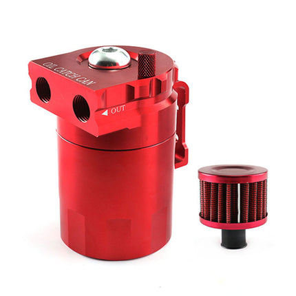 Oil Catch Can Tank with Breather Filter Car Modification Waste Oil Recovery Pot
