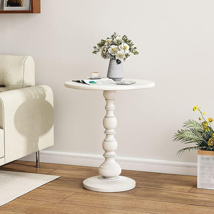 Nordic Retro Wrought Iron Small Round Coffee Table For Living Room Sofa Side