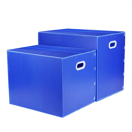 Large Capacity Waterproof Plastic Storage Box Foldable Moving Organizer Durable