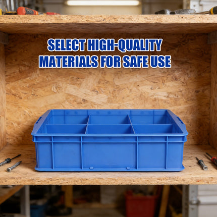 Thickened Plastic Storage Box 3/6 Compartments Storage Box for Hardware Tools