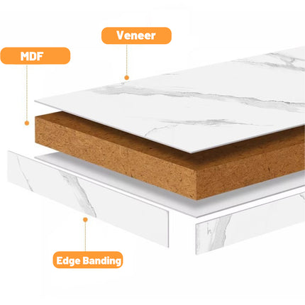 Home Living Room Sofa White Side Table Sturdy Storage Shelf For Home Office Use