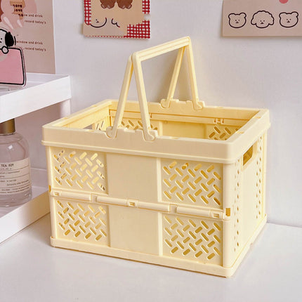 Desktop Organizer Rack Folding Storage Boxes Decorative Shelf For Home Office