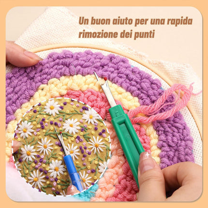 5 PCS Colorful Seam Ripper Assortment Thread Remover Kit Durable Easy to Use