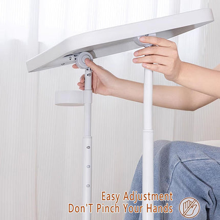 Adjustable Mobile Laptop Desk Computer Table Stand Portable Bedside Study Desk
