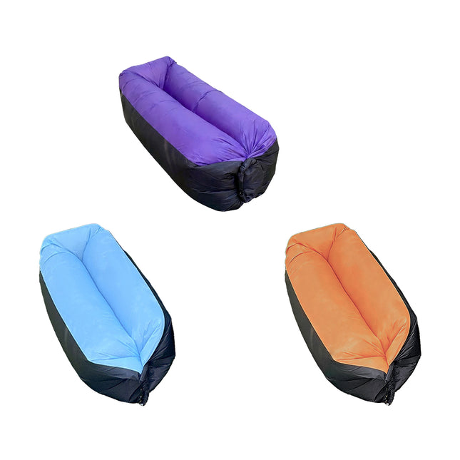 Inflatable Sofa Outdoor Portable Air Lounge Camping Foldable Couch Lightweight
