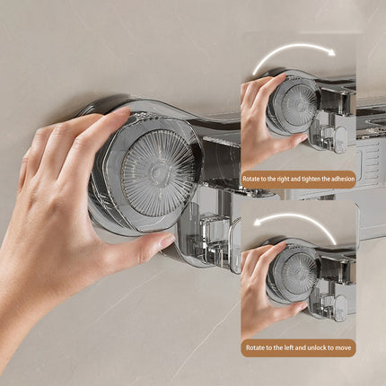 Wall-mounted Mop Fixing Rack Universal Model Strong Suction Cup Bathroom Rack