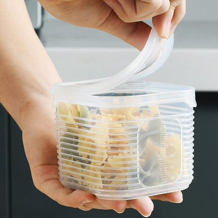 Crisper Refrigerator Storage Box Plastic Sealed Food Compartment Organizer Set