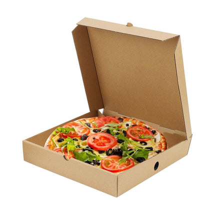 50pcs 12 Inch Pizza Boxes Disposable Cardboard Takeaway Packaging Storage Boxes