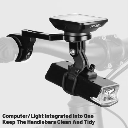 Bike Handlebar Extension Mount Aluminum Alloy Light Meter Phone Holder Bracket