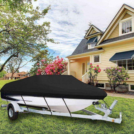 Heavy Duty Marine Boat Cover 600x310cm UV Resistant Waterproof for Yachts