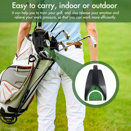Automatic Golf Ball Returner Electric Putting Practice Trainer Return Turf Base
