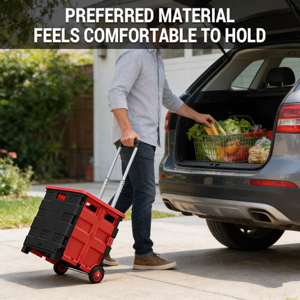 Portable Multi Function Foldable Trolley Case Telescopic Handle Wheels Luggage